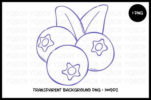 Download Hand Drawn Blueberry PNG - Blueberry png Collection