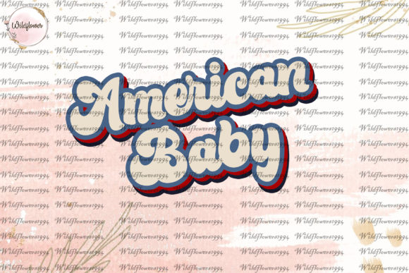Download American Baby Sublimation Design PNG - Sublimation design Collection