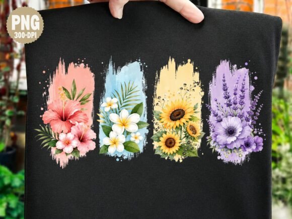 Download Summer Floral Watercolor PNG - Watercolor png Collection