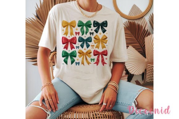 Download Glossy Festive Bows Sublimation Design - Sublimation design Collection